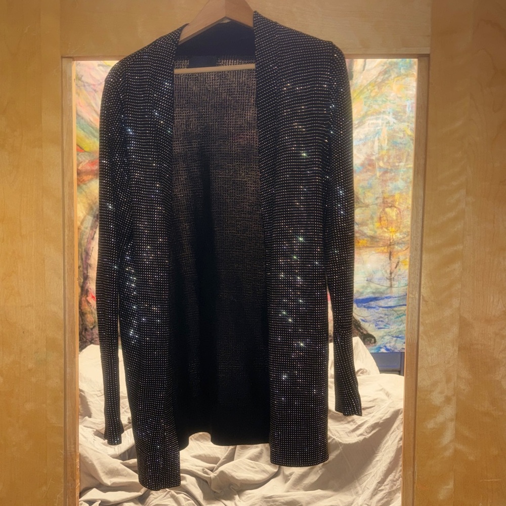 RtA Black and Silver Women's Sweater - Picture 6 of 6